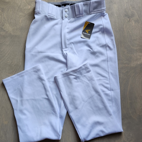 Easton medium Men's White‎ Baseball Pants bnwt - Picture 2 of 9